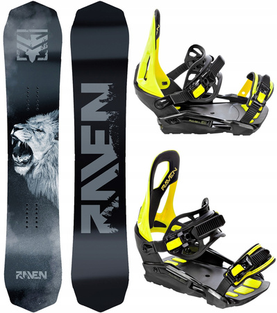 Męski Zestaw snowboardowy Raven Lion + wiązania s230 