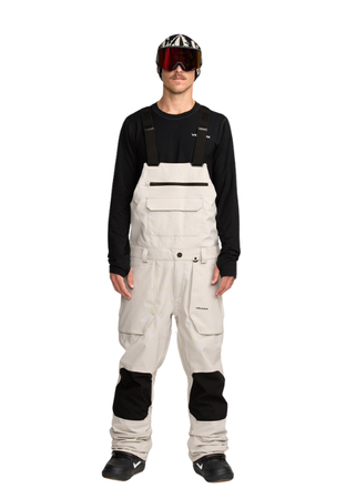 Męskie Spodnie snowboardowe Volcom Roan Bib Overall Stone