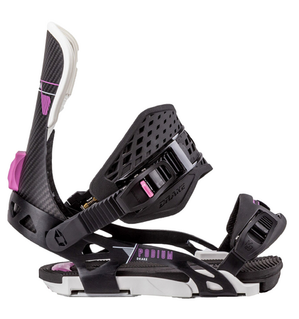 Wiązania snowboardowe Drake Podium Ff black/white