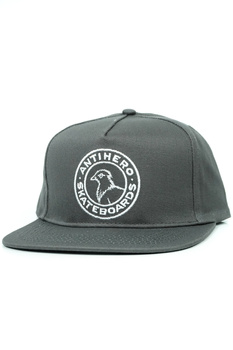 Czapka z daszkiem Antihero - Basic Pigeon Round charcoal