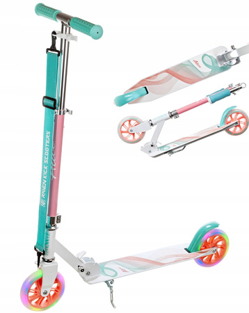 Hulajnoga Składana RAVEN Alice 145mm Kółka LED