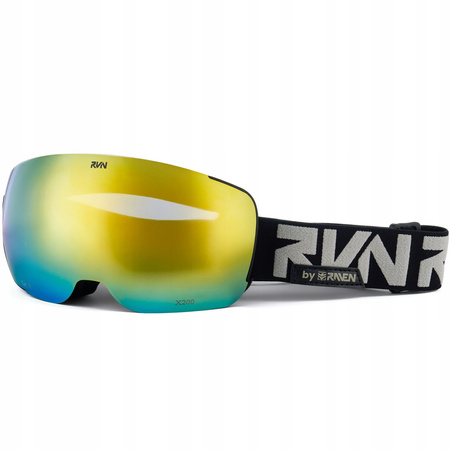 Gogle Snowboardowe -  RVN by RAVEN X200 Black